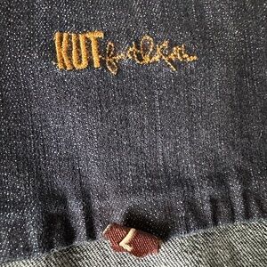 Kut from the Kloth Dark Wash Denim Jacket